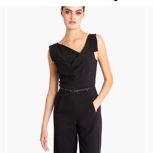 Black jumpsuit. Black Halo NWT